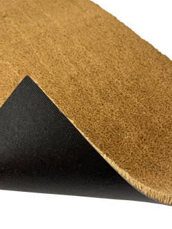 John Lewis Plain Coir Door Mat, Natural - view 2, Natural