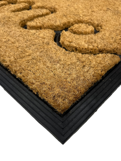 John Lewis Welcome Coir Door Mat, Natural - view 2, Natural