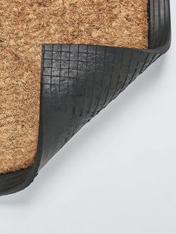 John Lewis Welcome Coir Door Mat, Natural - view 2, Natural