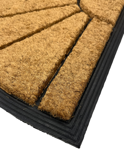 John Lewis Sunburst Door Mat, Natural - view 2, Natural