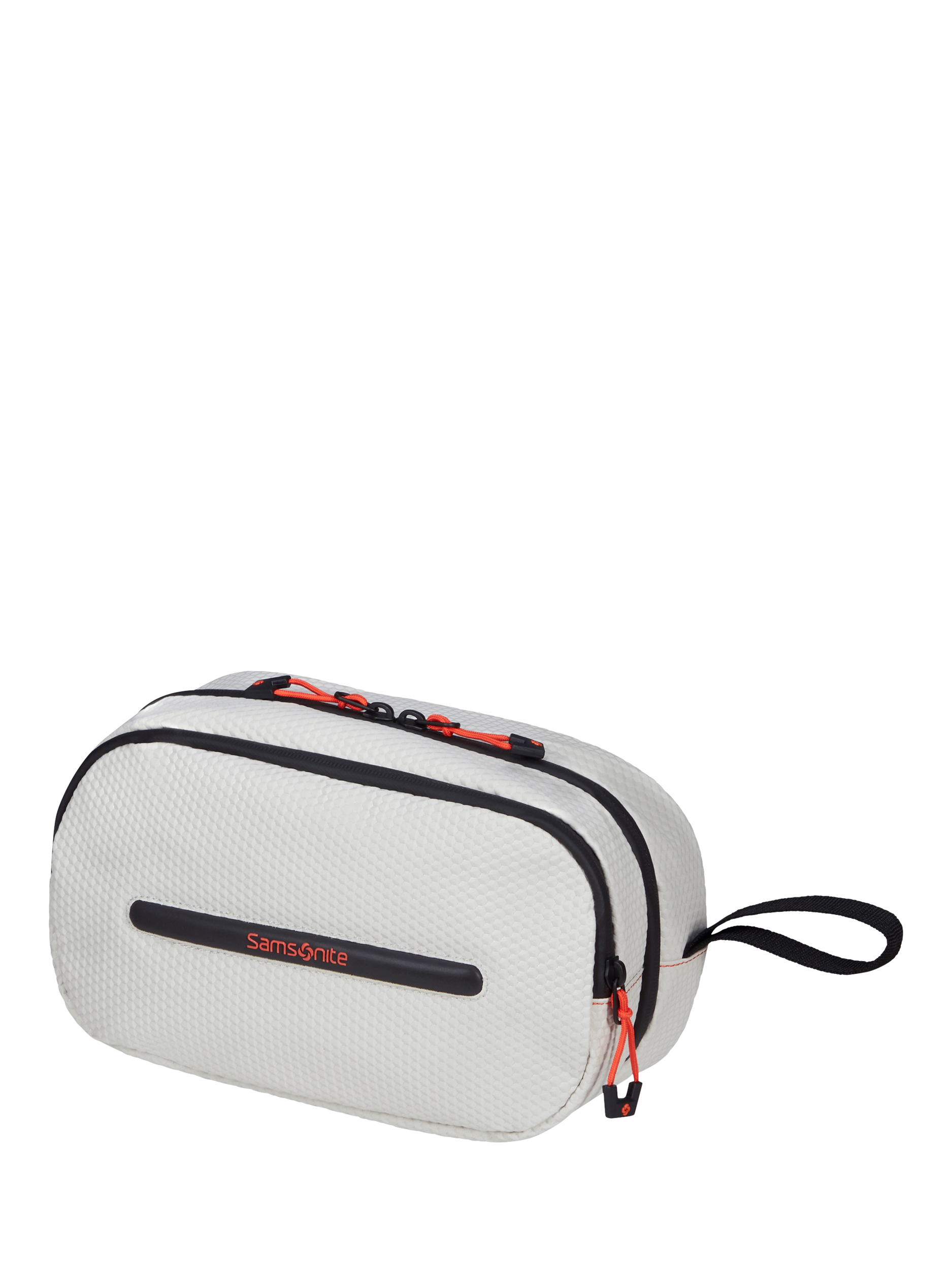 Product image 1 of 6, which shows Samsonite Ecodiver Toilet Kit Bag, Cloud White