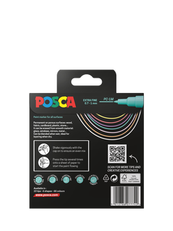 POSCA Ultra Fine Paint Marker Pens, Set of 8, Multi - view 2, Multi