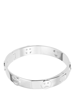 Toolally Mood Bangle - view 2, Silver