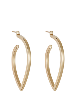 Toolally Large Loop Earrings, Gold