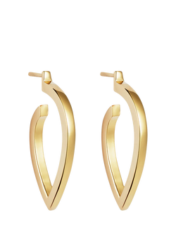 Toolally Loop Earrings, Gold