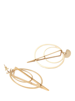 Toolally Sundials Earrings - view 2, Gold