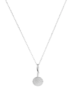 Toolally Pom Pom Pendant, Silver