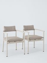 John Lewis Holte Garden Dining Chairs, Set of 2, Beige