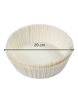 Tala Siliconised 8" Cake Tin Liners, Pack of 50 - view 2, White