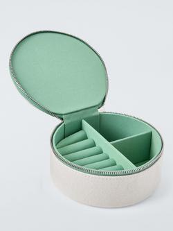 John Lewis x Anine Cecilie Iversen Embroidered Floral Jewellery Box, Multi - view 2, Multi