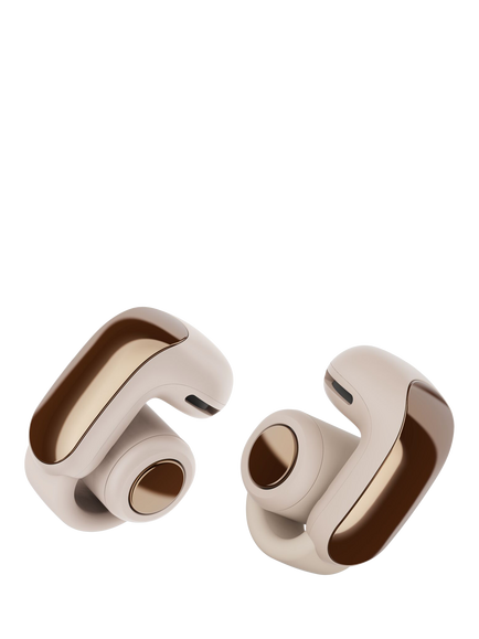 Bose Ultra Open Earbuds True Wireless Bluetooth In-Ear Headphones, Driftwood Sand