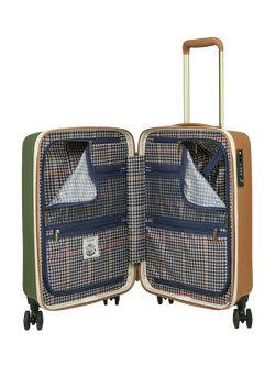 Joules Heritage Cabin Case, 31L, Olive & Tan - view 2, Olive & Tan