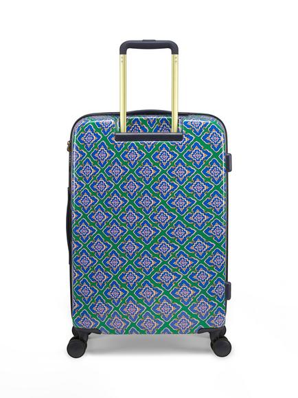 Joules Hard Shell Medium Suitcase, 63L, Tile Diamond - view 2, Tile Diamond