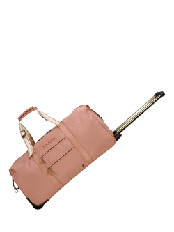 Joules Epwell Trolley Duffle Bag, 50L, Pink - view 2, Pink