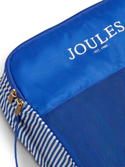 Joules Travel Packing Cubes, Ticking Stripe - view 2, Ticking Stripe