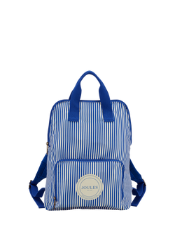 Joules Stripe Packaway Backpack, 9L, Ticking Stripe, Ticking Stripe