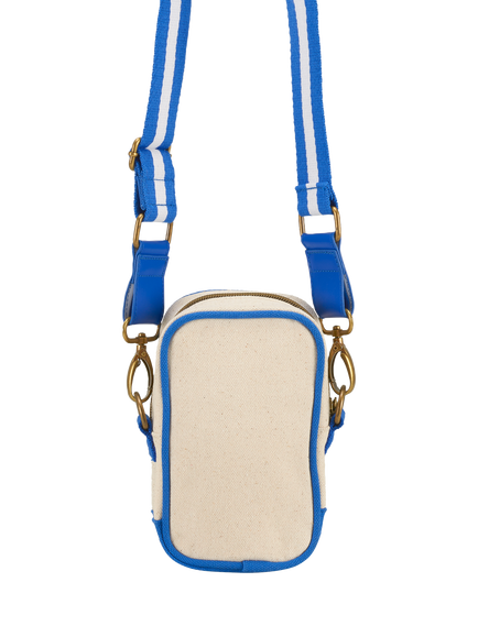 Joules Boat Club Essentials Crossbody Bag, Natural-blue - view 2, Natural-blue