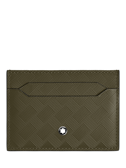 Montblanc Extreme 3.0 Leather 5CC Card Holder, Khaki, Khaki