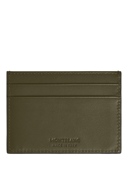 Montblanc Extreme 3.0 Leather 5CC Card Holder, Khaki - view 2, Khaki