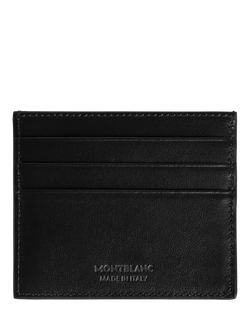 Montblanc Meisterstück Leather 6CC Card Holder, Ink Blue - view 2, Ink Blue