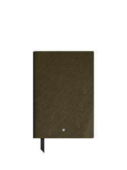 Montblanc Medium Leather Notebook, Khaki, Khaki