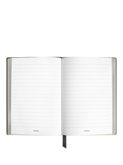 Montblanc Medium Leather Notebook, Khaki - view 2, Khaki