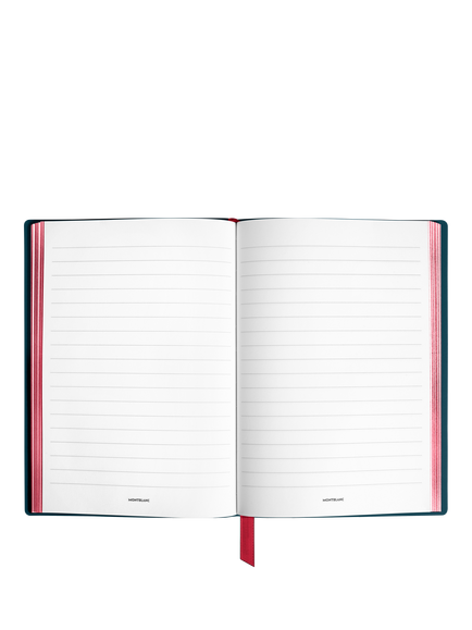 Montblanc Meisterstück Romeo & Juliet Leather Notebook, Teal - view 2, Teal