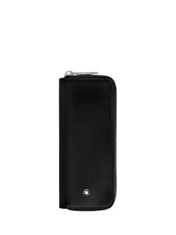 Montblanc Two Pen Leather Pouch, Khaki, Khaki