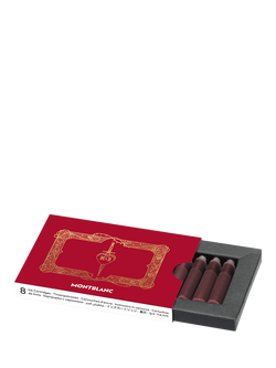 Montblanc Meisterstück Romeo & Juliet Ink Cartridges, Pack of 8, Verona Red, Verona Red