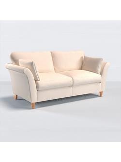 John Lewis Sienna Large 3 Seater Sofa, Light Leg, Brushed Tweed Natural