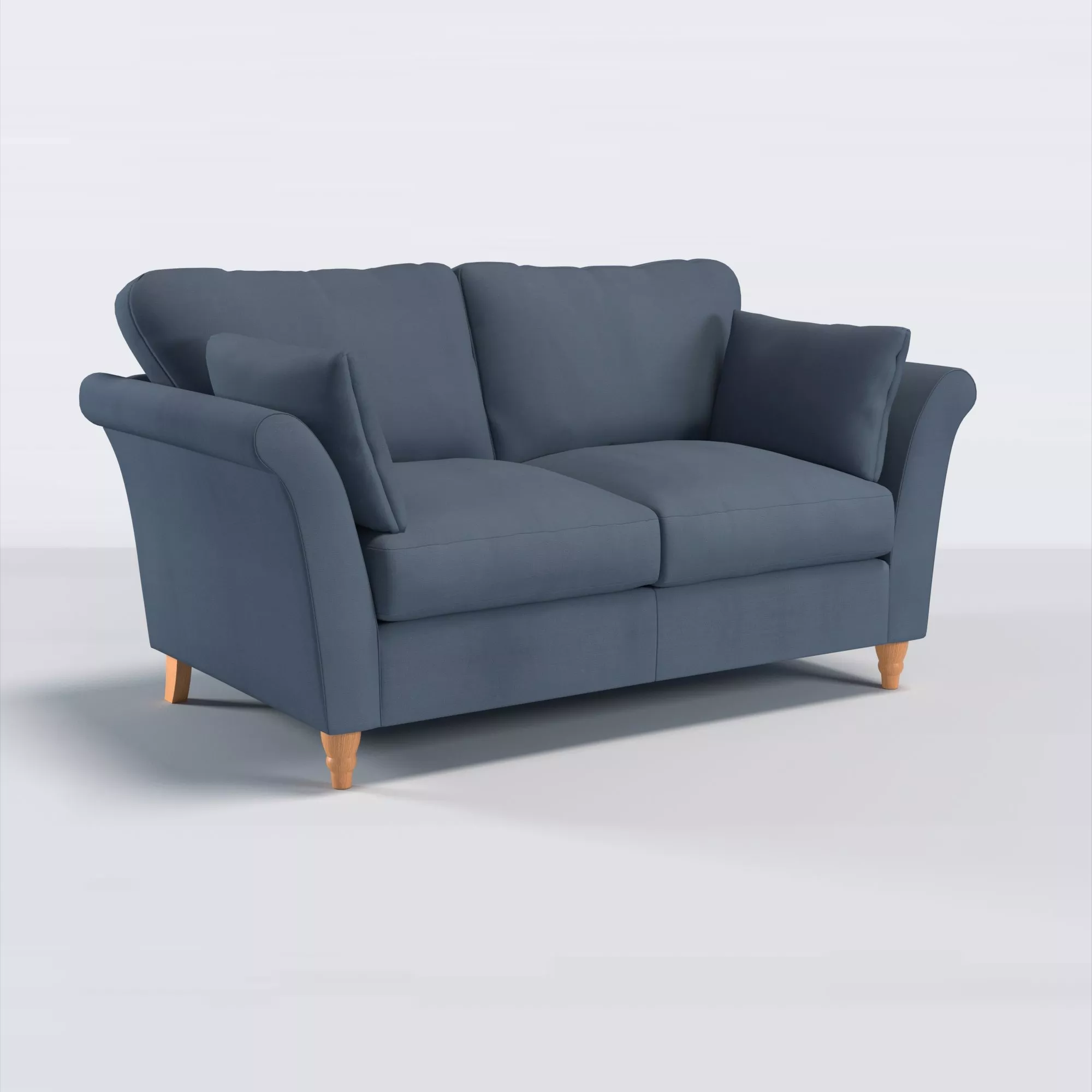John Lewis Sienna Medium 2 Seater Sofa, Light Leg