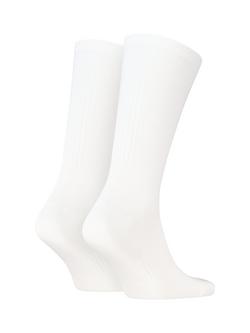 Calvin Klein Coolmax Cotton Blend Crew Socks, Pack of 2, White - view 2, White