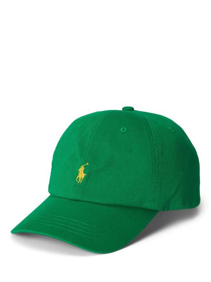 Ralph Lauren Kids' Cotton Twill Baseball Cap, Cruise Green, 6-14 Years, Cruise Green