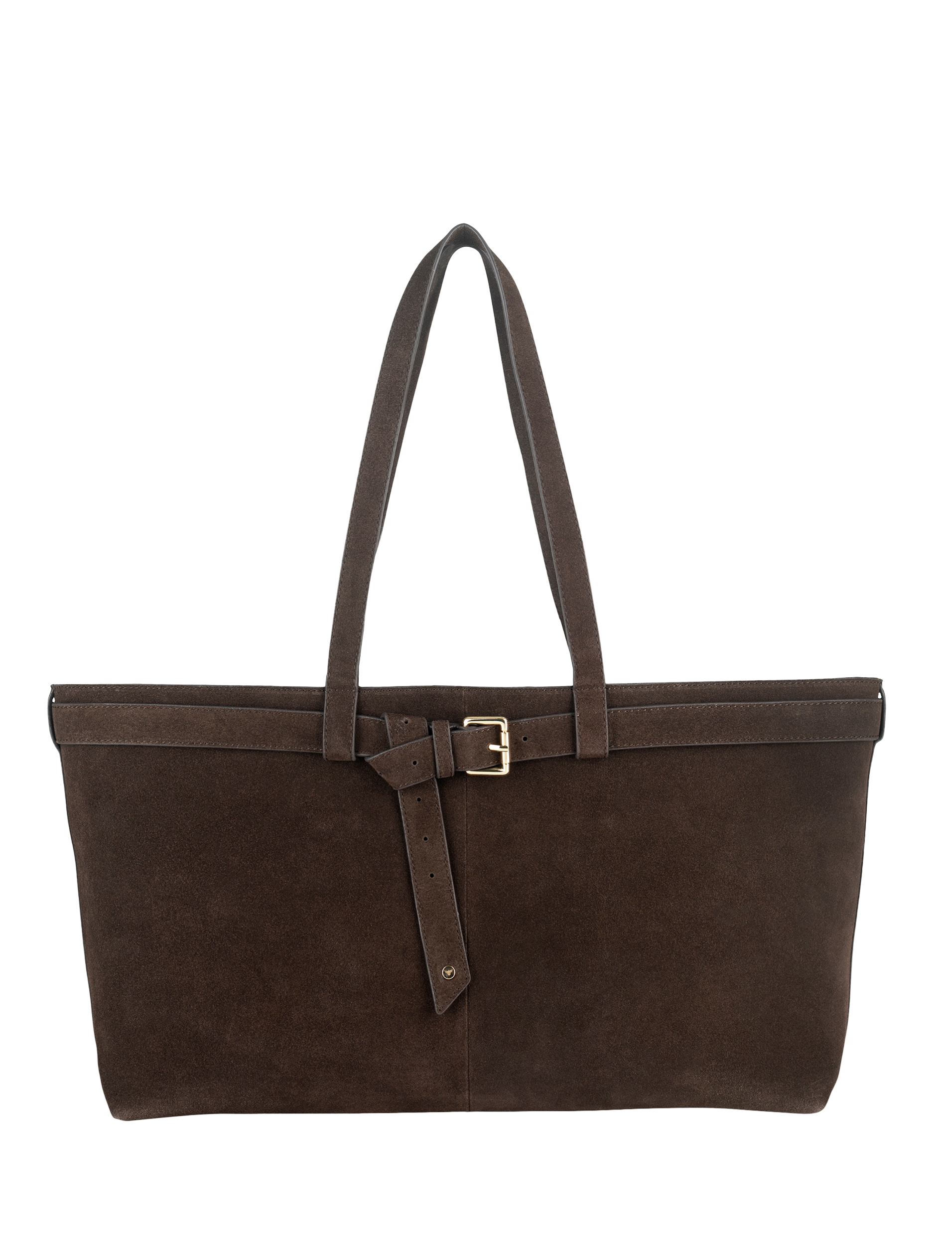 Apatchy London Esme East West Suede Shoulder Bag