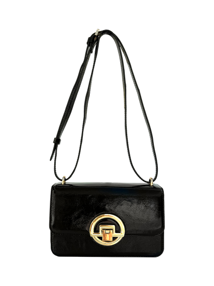 Apatchy London Tilly Leather Shoulder Bag - view 2, Black