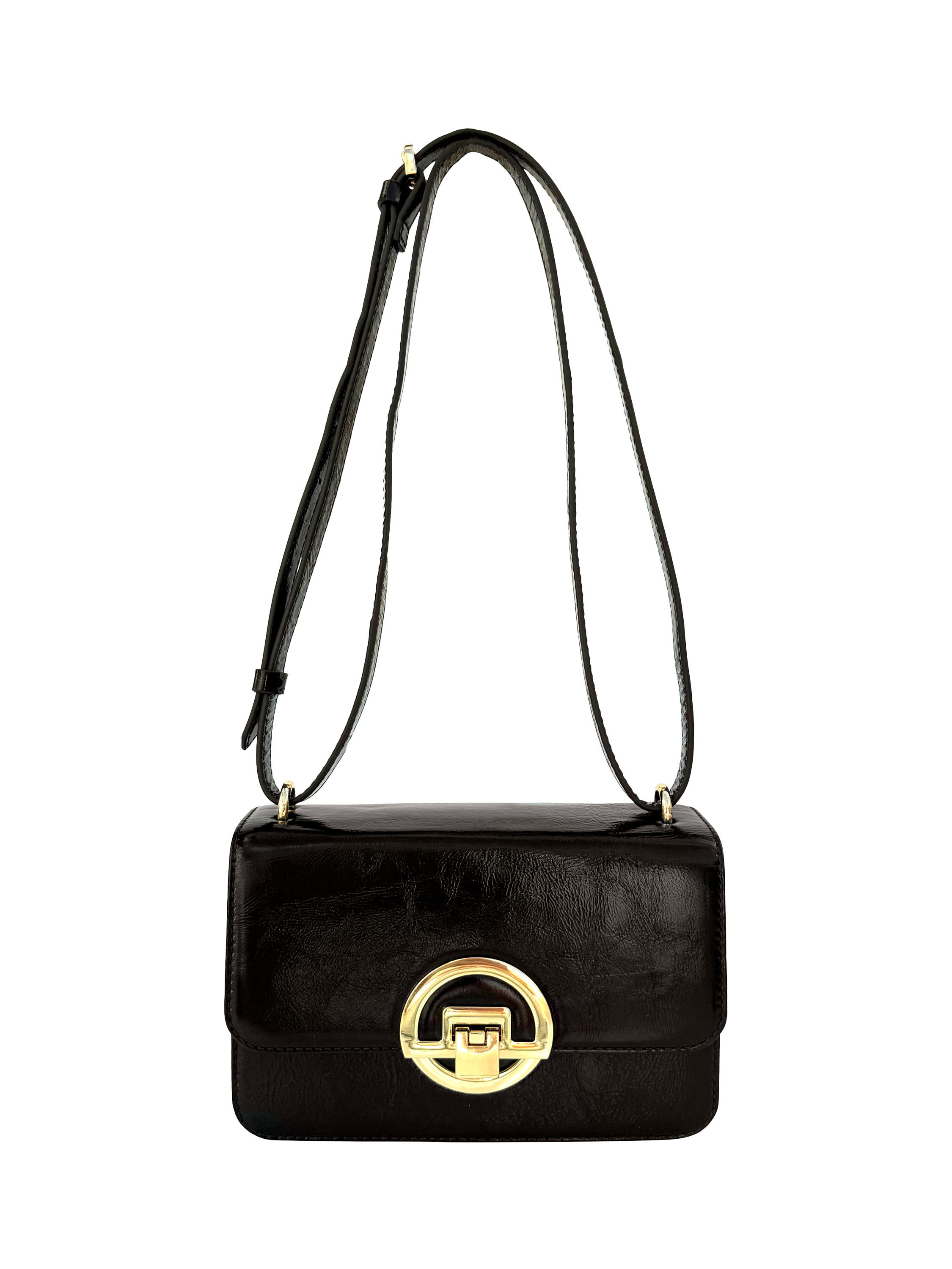 Product image 2 of 6, which shows Apatchy London Tilly Leather Shoulder Bag, Chocolate