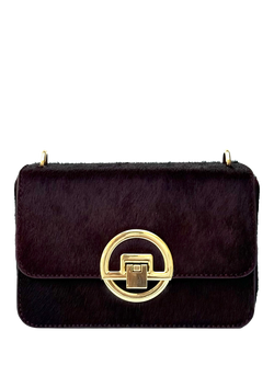 Apatchy London Tilly Leather Shoulder Bag, Port