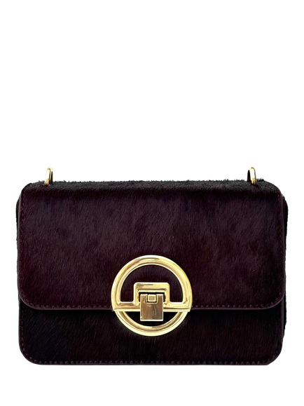 Apatchy London Tilly Leather Shoulder Bag, Port