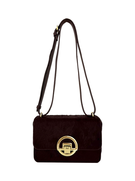 Apatchy London Tilly Leather Shoulder Bag - view 2, Port