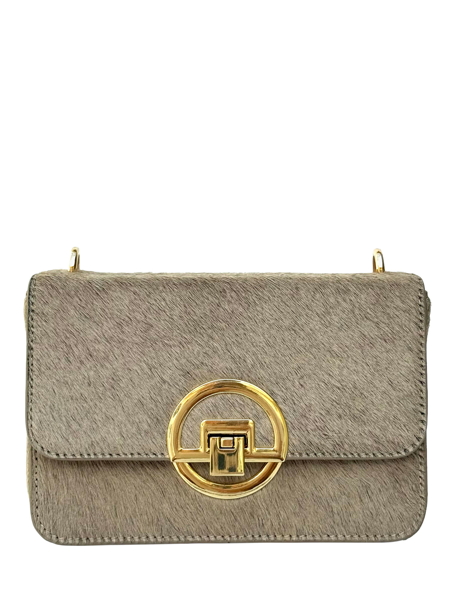Product image 1 of 6, which shows Apatchy London Tilly Leather Shoulder Bag, Sand