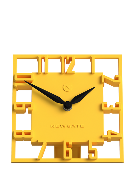 Newgate Clocks Highline Mantel Clock, Yellow, Yellow
