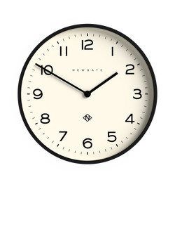 Newgate Clocks Echo Number Two Analogue Wall Clock, 45cm, Black