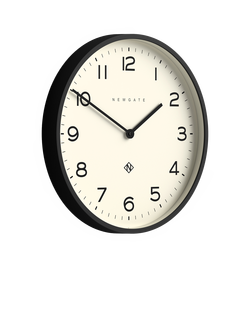 Newgate Clocks Echo Number Two Analogue Wall Clock, 45cm - view 2, Black