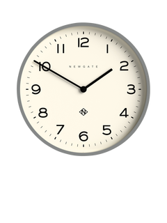 Newgate Clocks Echo Number Two Analogue Wall Clock, 45cm, Grey