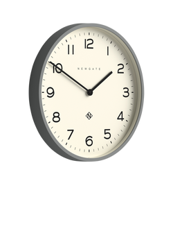 Newgate Clocks Echo Number Two Analogue Wall Clock, 45cm - view 2, Grey