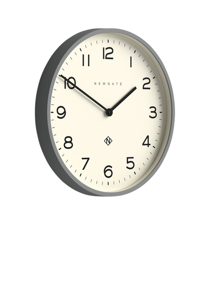 Newgate Clocks Echo Number Two Analogue Wall Clock, 45cm - view 2, Grey