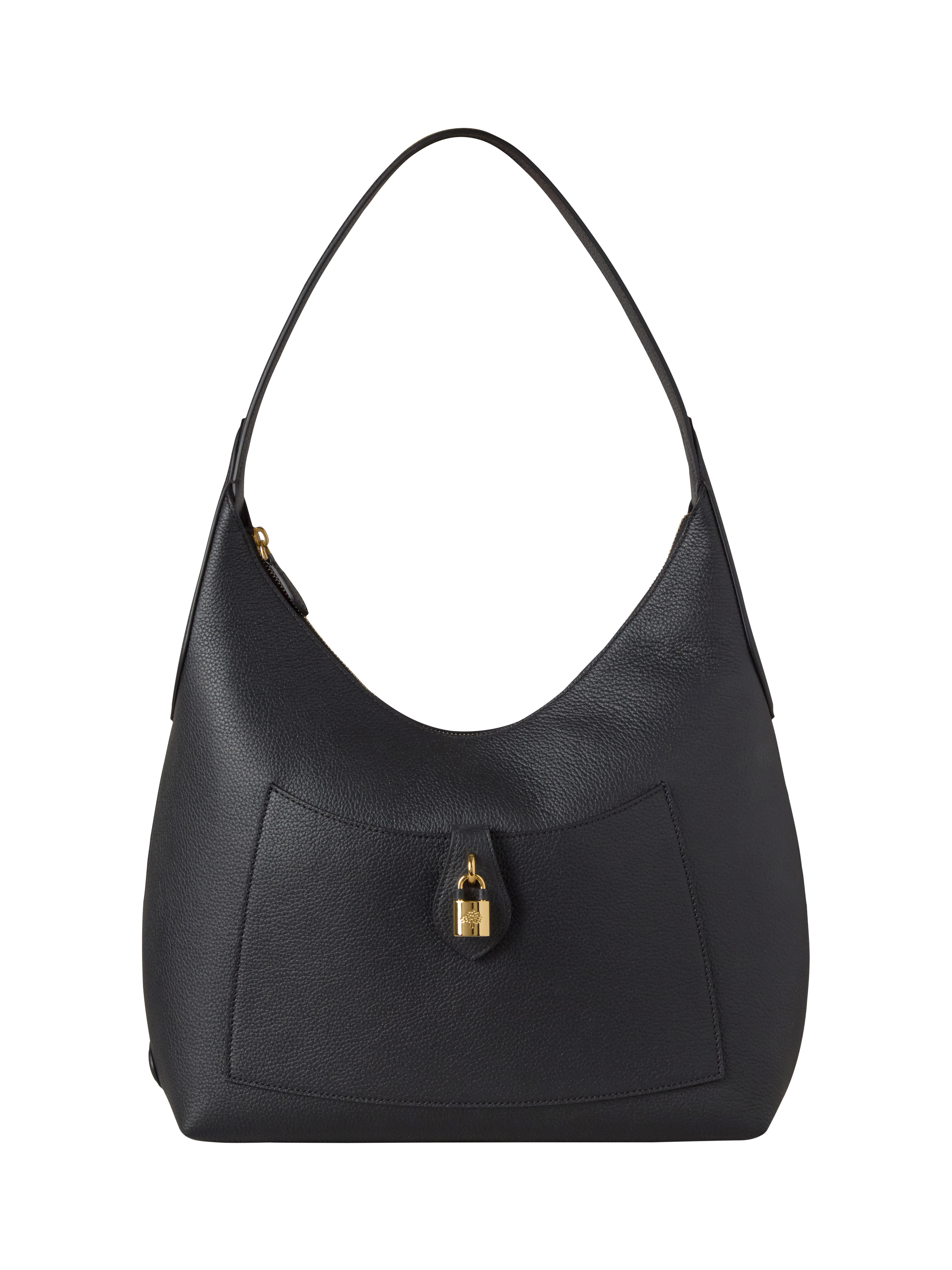 Product image 1 of 6, which shows Mulberry Eliza Large Leather Shoulder Bag, Black