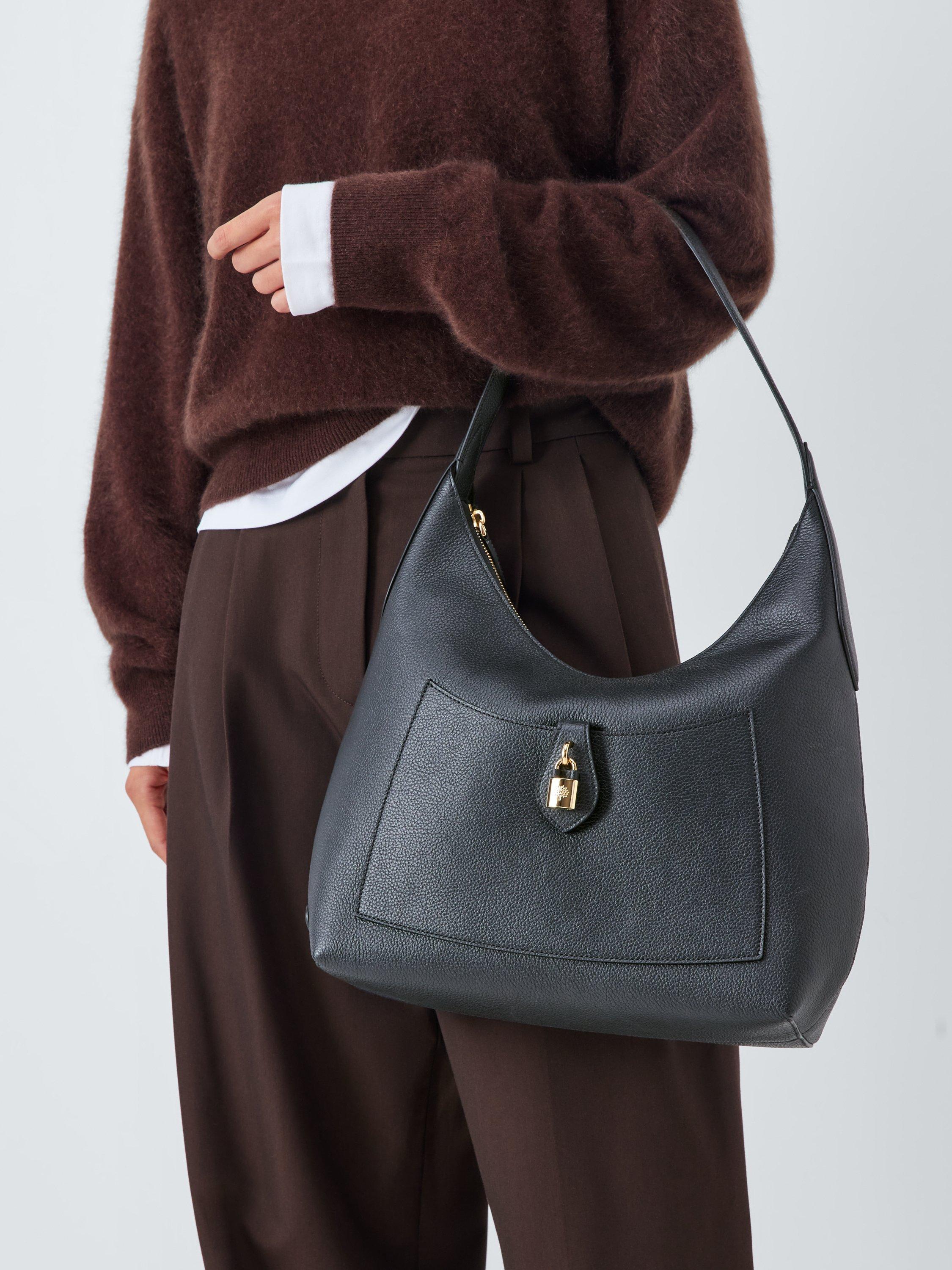 Product image 2 of 6, which shows Mulberry Eliza Large Leather Shoulder Bag, Black