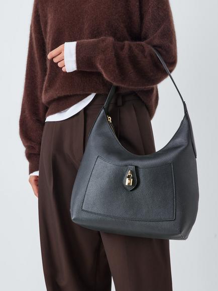 Mulberry Eliza Large Leather Shoulder Bag - view 2, Black