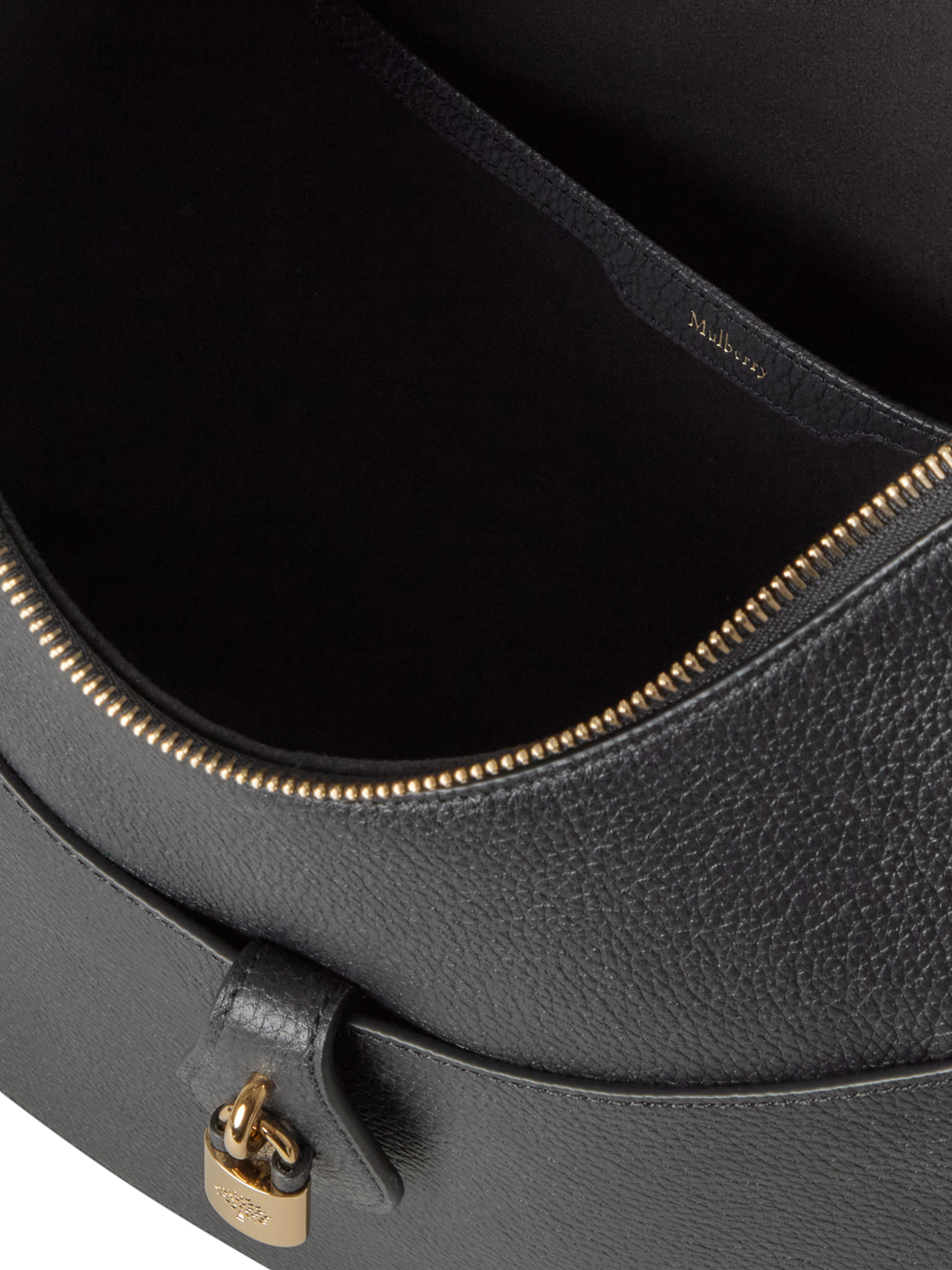 Product image 5 of 6, which shows Mulberry Eliza Large Leather Shoulder Bag, Black